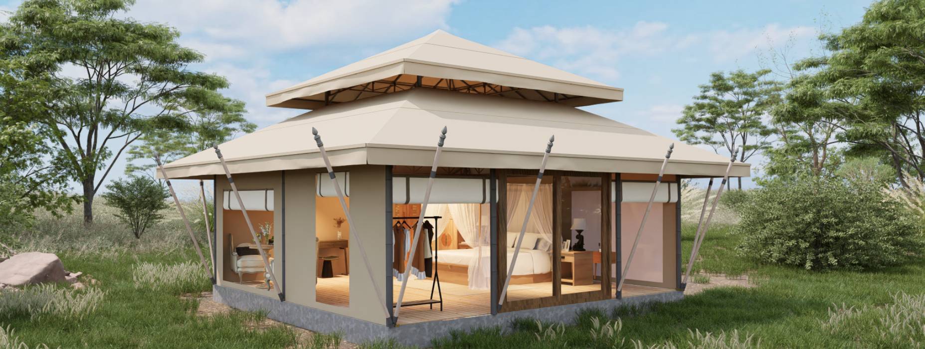 左贡县户外野奢帐篷